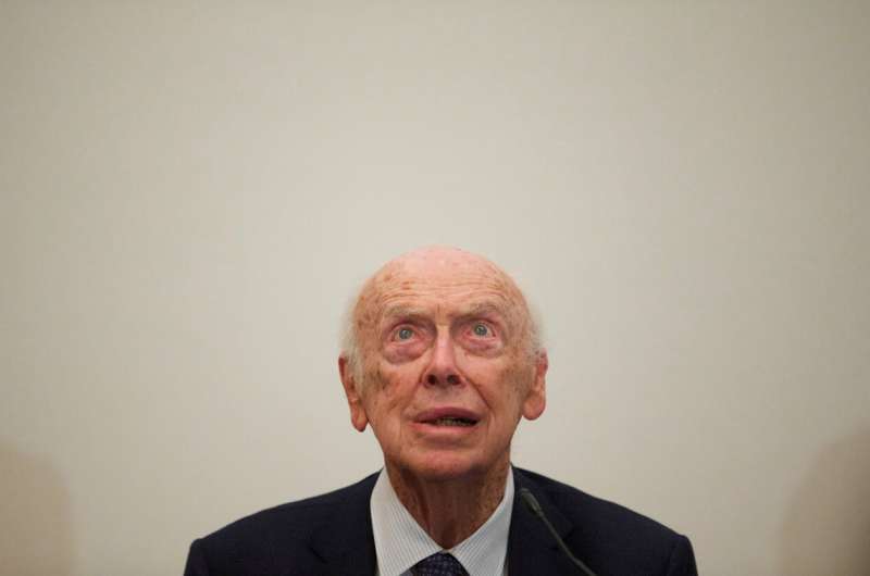 U.S. Nobel laureate, biologist James Watson speaks at the Russian Academy of Sciences, in Moscow, Russia, Wednesday, June 17, 2015. Credit: AP Photo/Ivan Sekretarev, File James Watson helped crack DNA's code, sparking medical advances and ethical debates